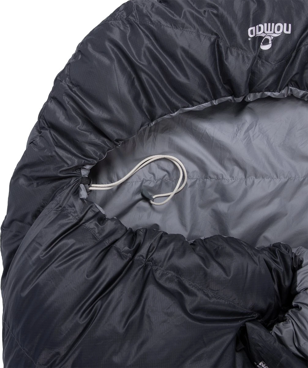 NOMAD® Taurus 250 Slaapzak | 210x80cm Grijs | Lichtgewicht & Kwalitatief | Slaapzak | Incl Hoes - Afbeelding 2