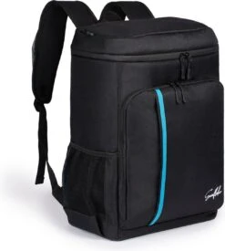 Sunflake Koelrugzak Groot - Lunchtas - Koeltas Backpack Voor Dames & Heren - Zwart