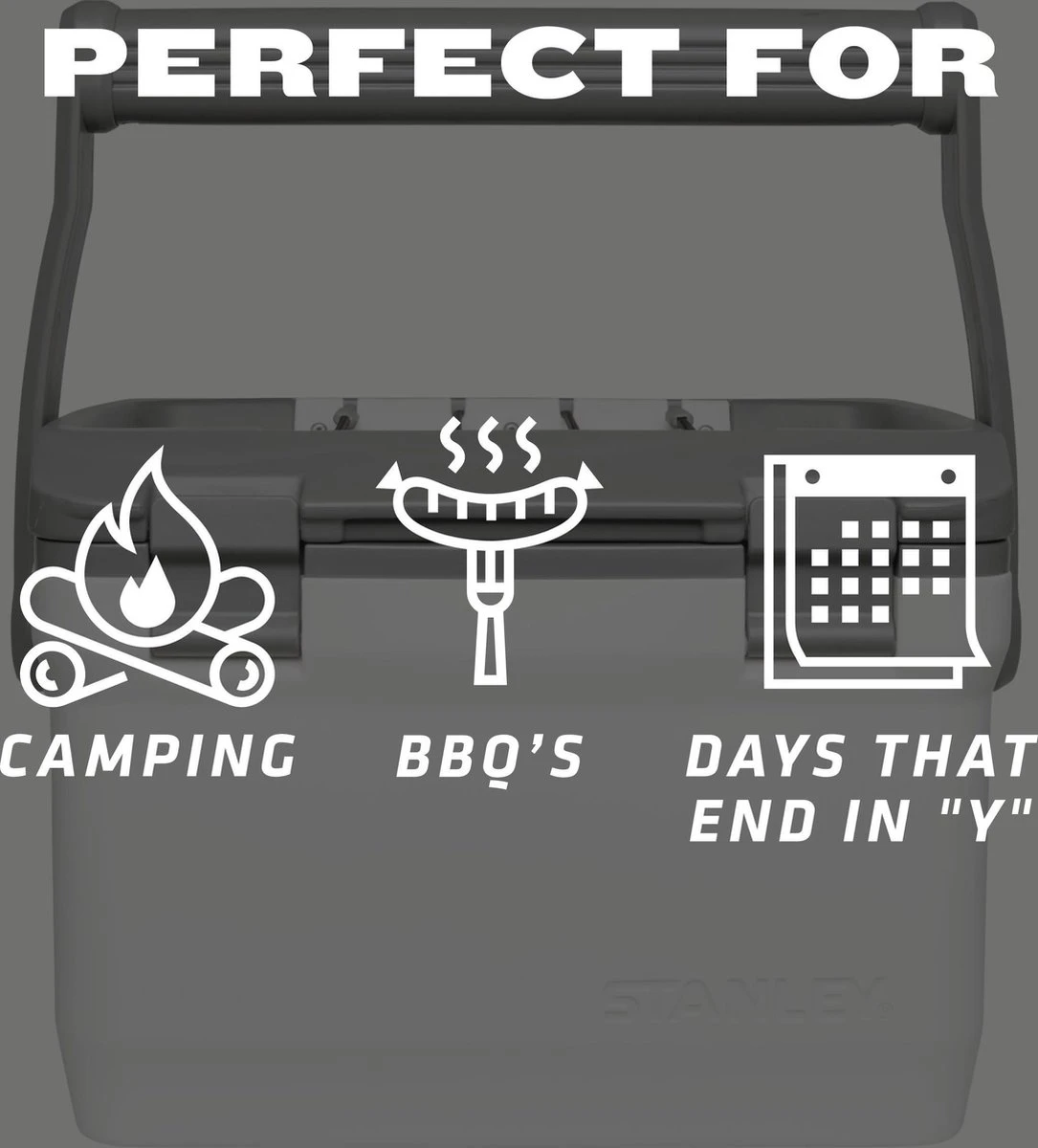 Stanley The Easy Carry Outdoor Cooler 6,6L - Koelbox - Green - Afbeelding 9