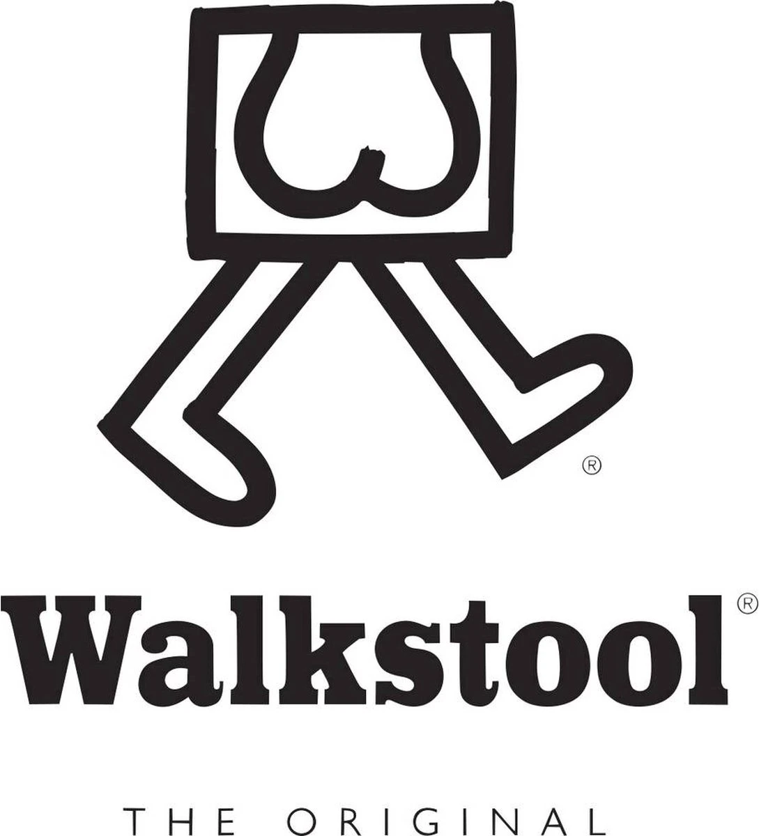 Walkstool - 3-Poots Krukje - Comfort 65 Cm - Verstelbaar - Zwart - Afbeelding 9