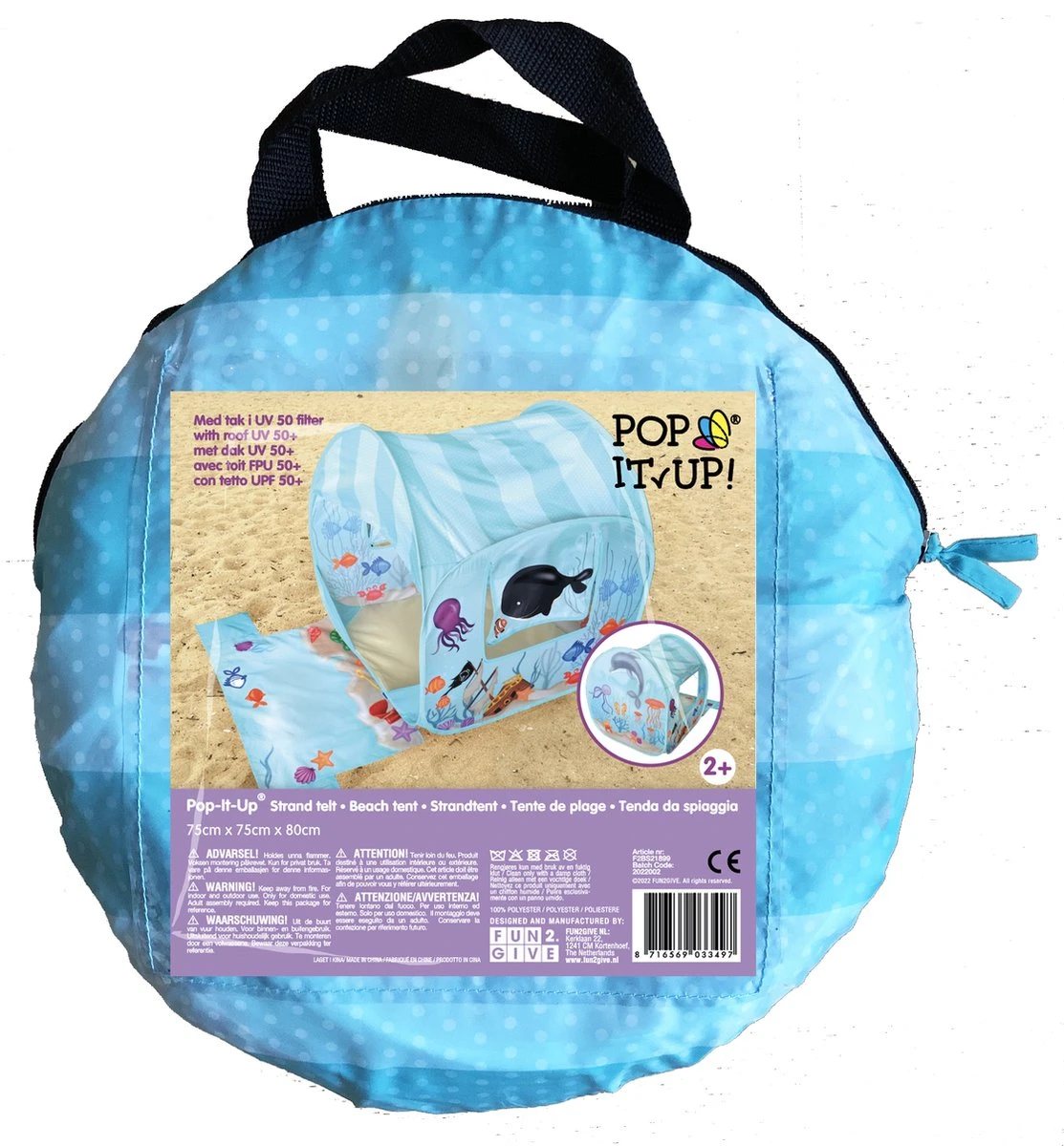 Retr-Oh! Pop-Up Strandtent - Oceaan Avonturen - Speeltent - Afbeelding 3