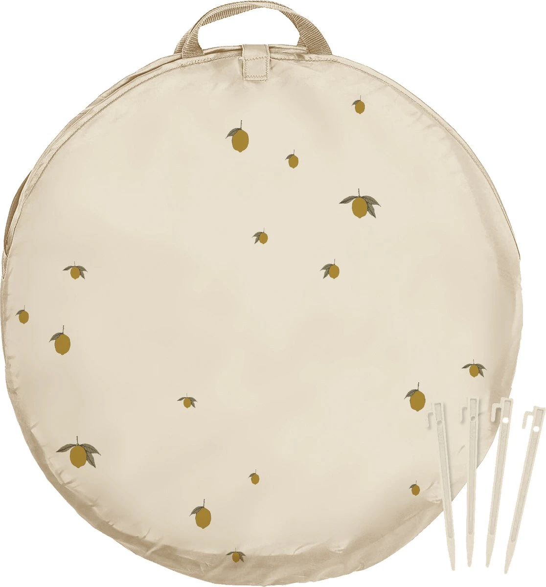 Konges Sløjd - Beach Tent Pop Up Shelter - Strandtent - Tent - Anti UV - Lemon - Afbeelding 2