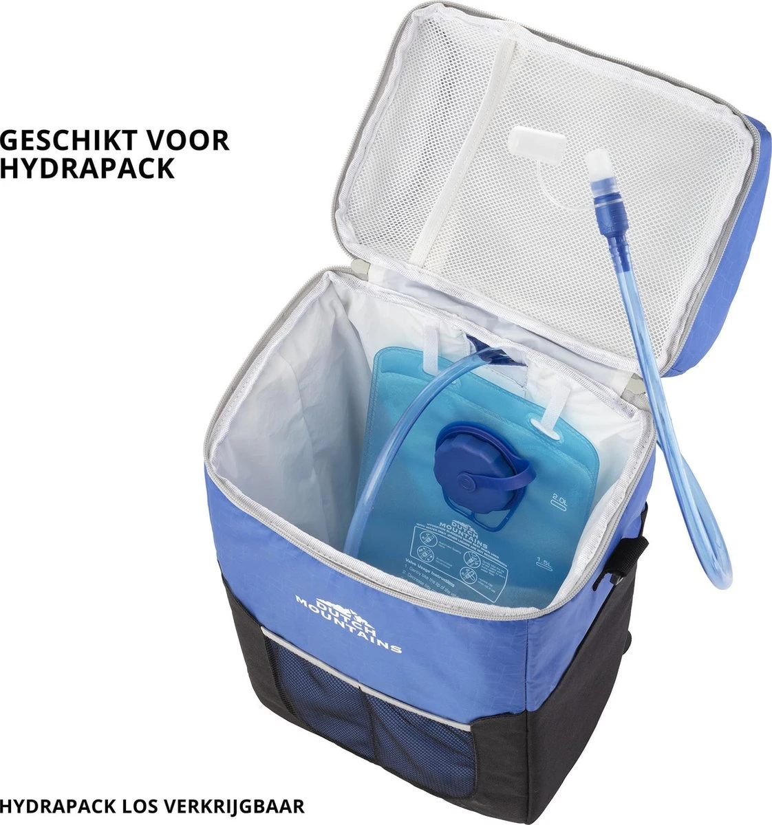 Dutch Mountains Koeltas Rugzak | Cooler Backpack 20 Liter | Picknicktas | Lunchtas | Koelrugzak | Strandtas | Blauw - Afbeelding 6