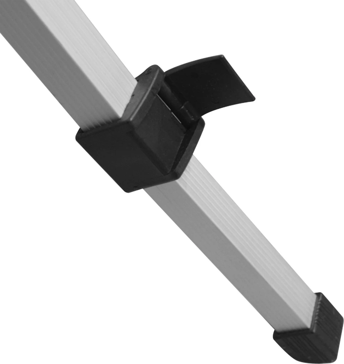 Campart Campingtafel XL TA-0806 - Opvouwbaar, Lichtgewicht En Met Verstelbare Poten - Kampeertafel Inklapbaar Inclusief Opbergtas - 140 X 80 X 70 Cm - Wit - Afbeelding 4