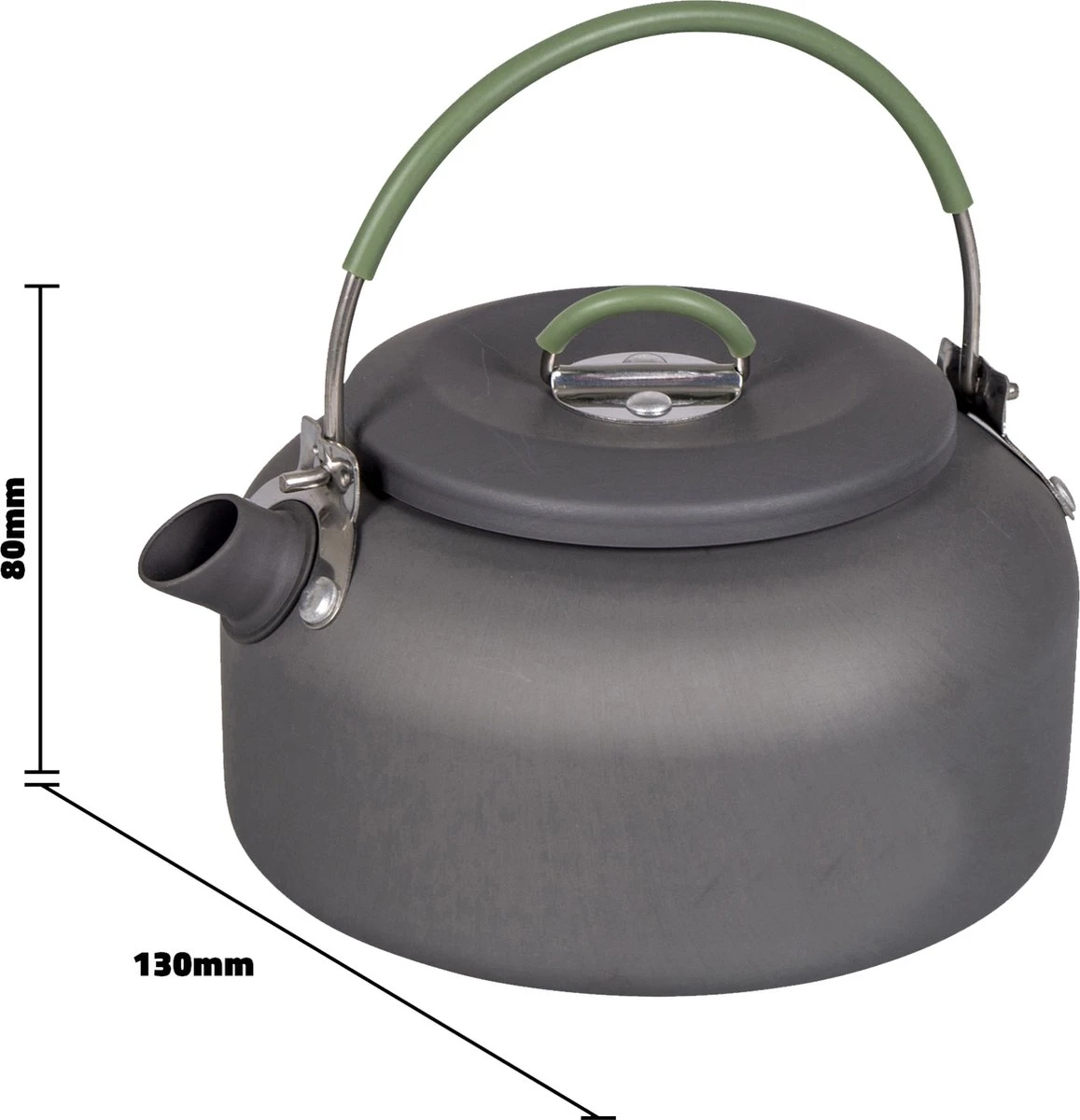 Bo-Camp Theeketel - Hard Anodized - Outdoor - S - 0.8 L - Afbeelding 2