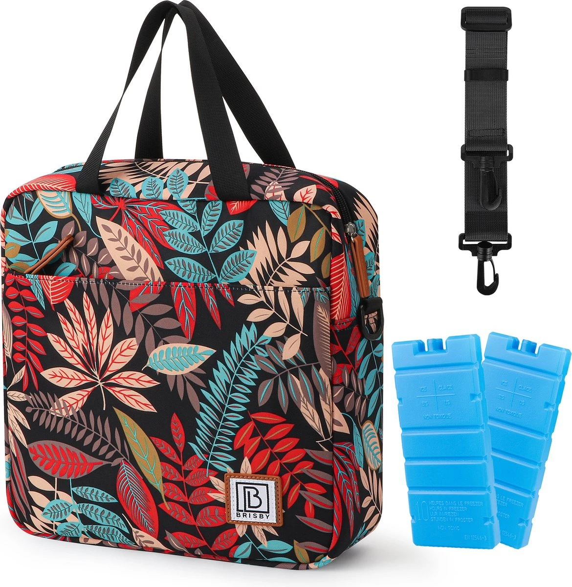 Brisby 4 Laags Geïsoleerde Koeltas - Lunchtas 7 Liter - Jungle