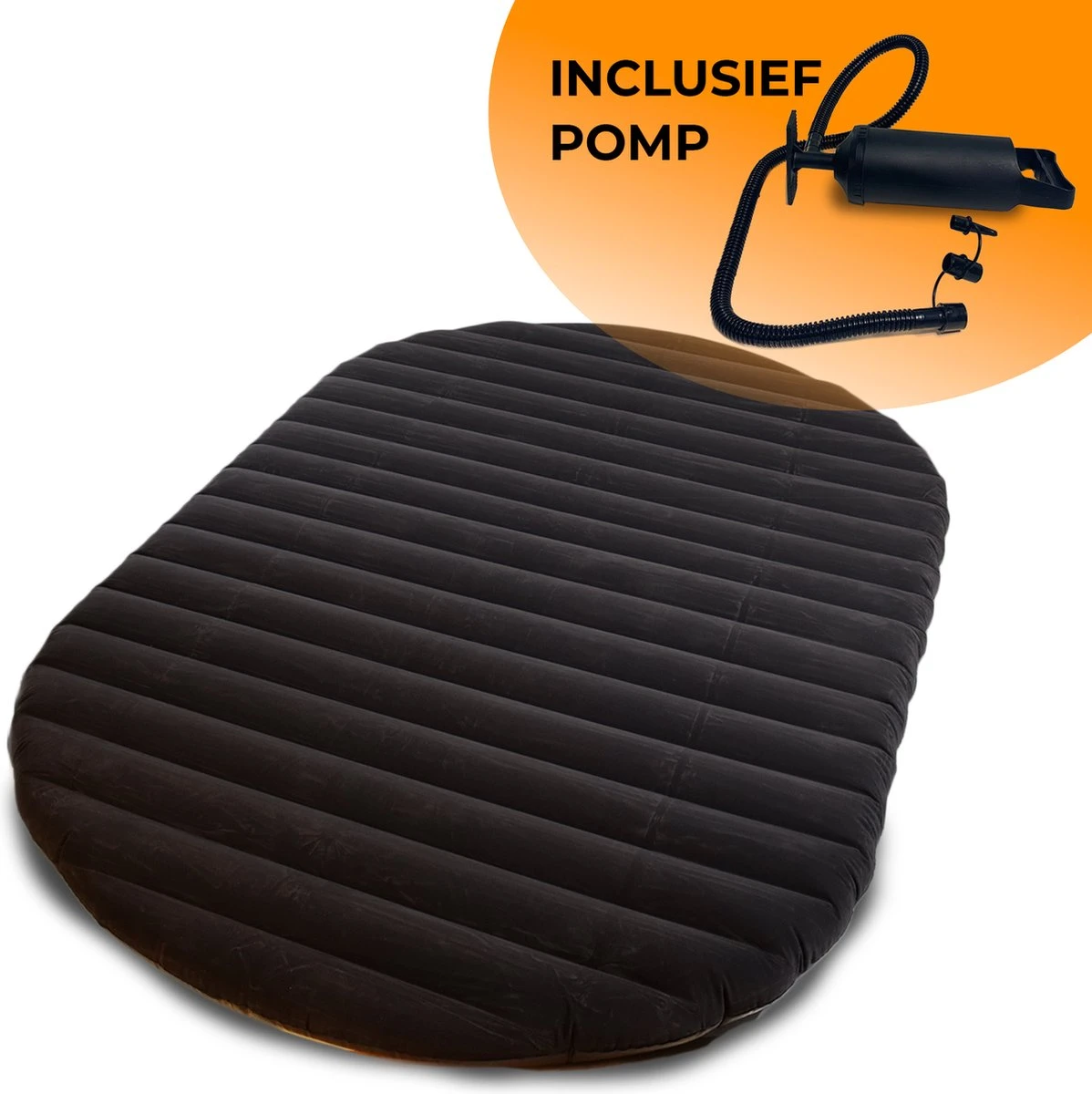 Deryan Cocoon Pop Up Tent - Luchtbed - Luchtpomp - 4 Persoons - Zilver - Afbeelding 3