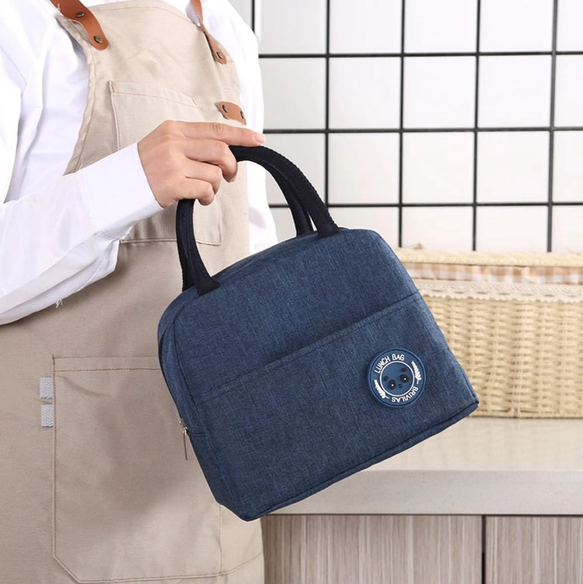 2x Thermo Lunchtas Volwassenen En Kinderen - Koeltas Moedermelk - Lunch Koelzak - Afbeelding 8