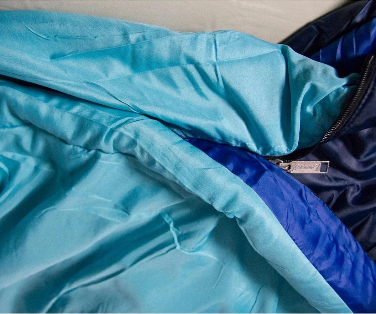 Coleman Fision 100 Mummy Slaapzak - 208 X 81 Cm - Blauw - Afbeelding 2