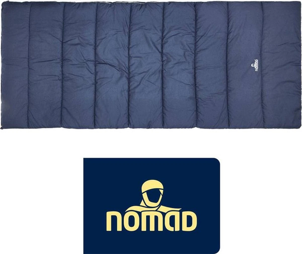 NOMAD® Brisbane Slaapzak | 205x80cm Blauw | Lichtgewicht & Kwalitatief | Dekenmodel Slaapzak | Incl Hoes - Afbeelding 6