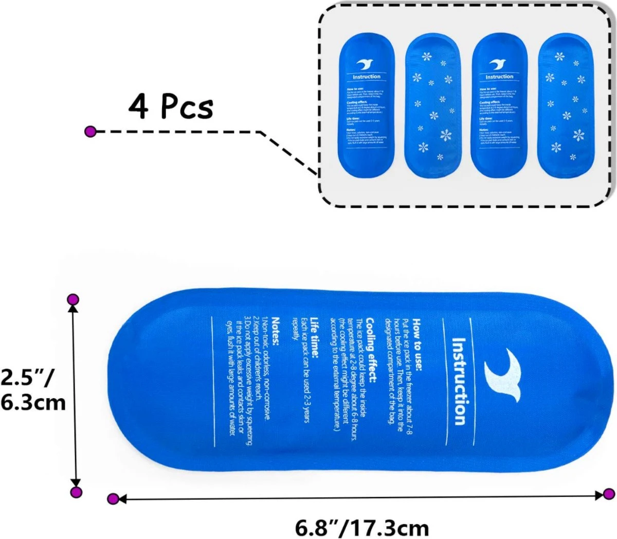 Merkloos Insuline Koeltas Etui Diabetes Tasje Met Ijspak Diabetes Clutch Zwart - Afbeelding 5