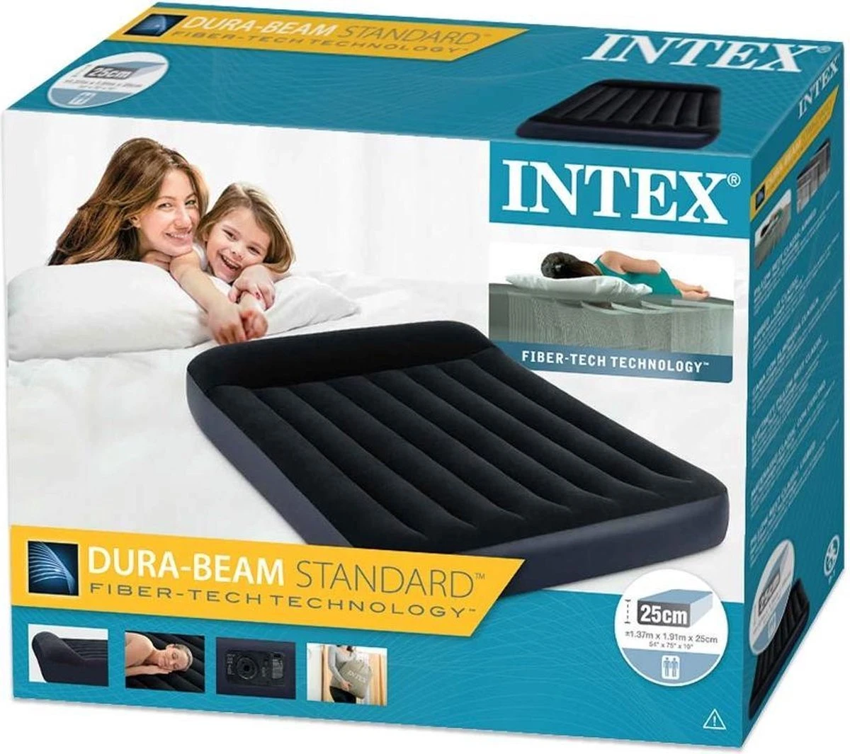 Intex Pillow Rest Classic Full Luchtbed - 2-persoons - 191x137x23 Cm - Afbeelding 7