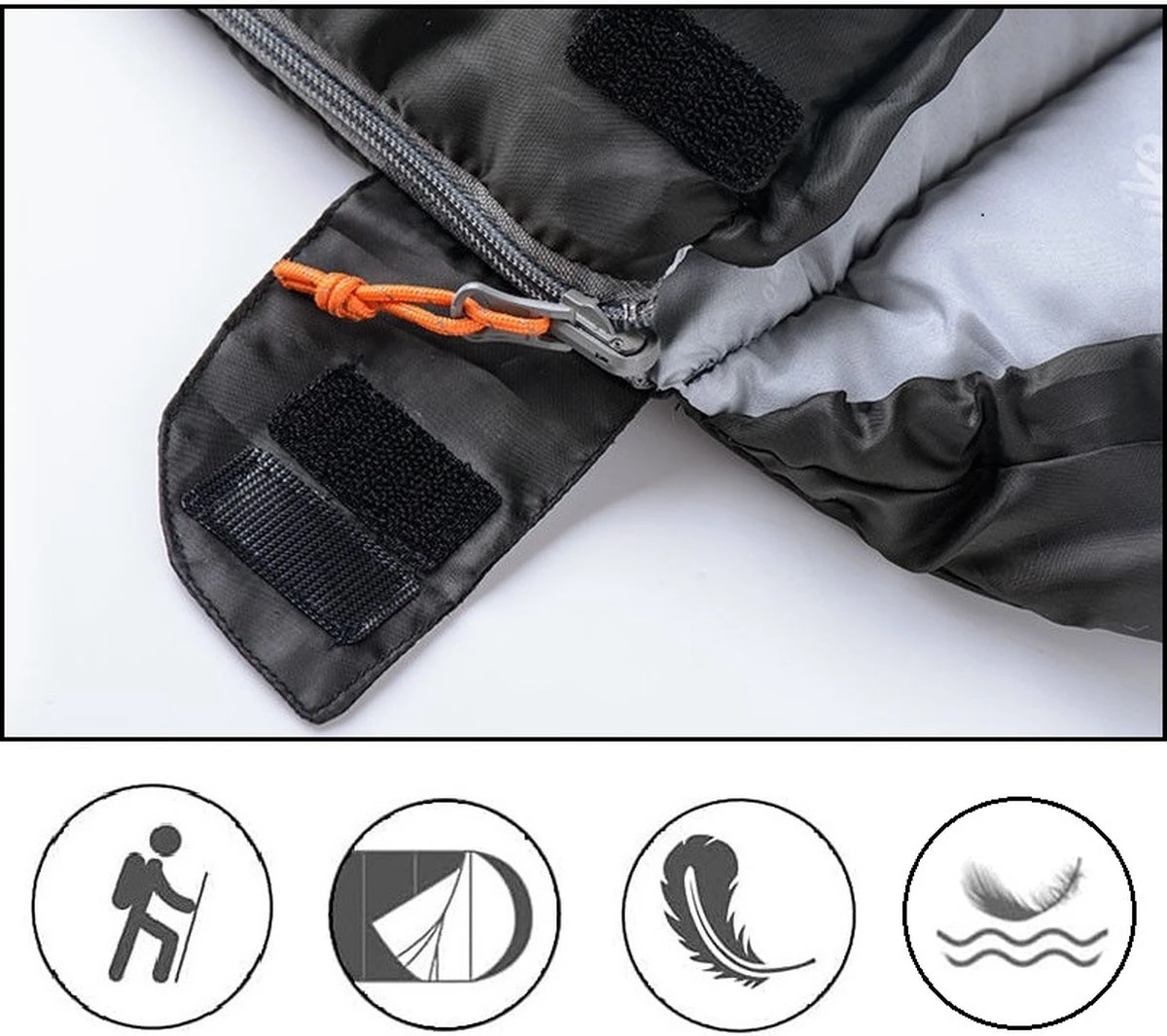 Campingwise All Season Slaapzak - Incl. Handige Opbergzak - Afbeelding 3