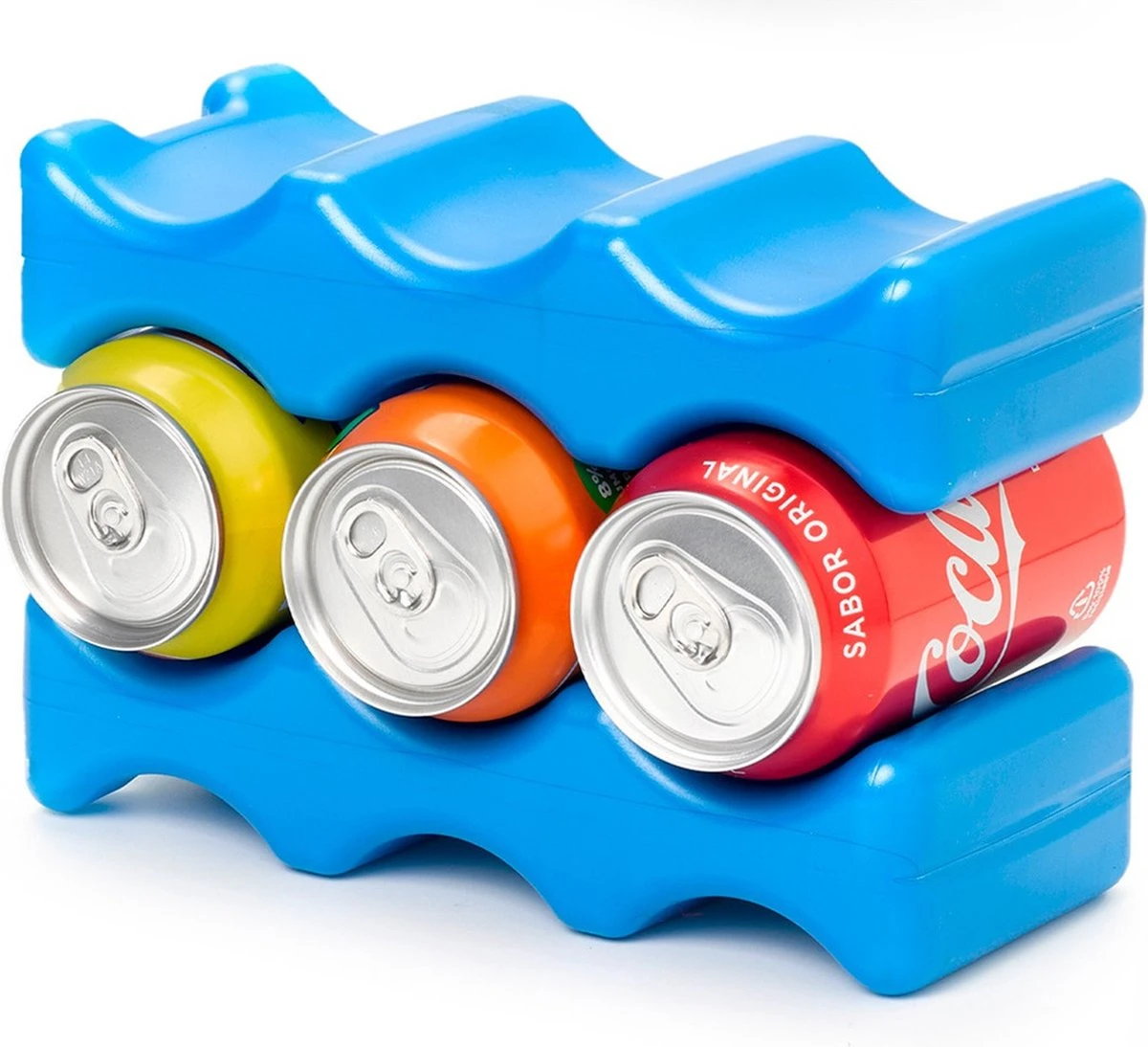 2x Stuks Koelelementen Voor Speciaal Voor Blikjes 22 X 9 Cm - Afbeelding 3