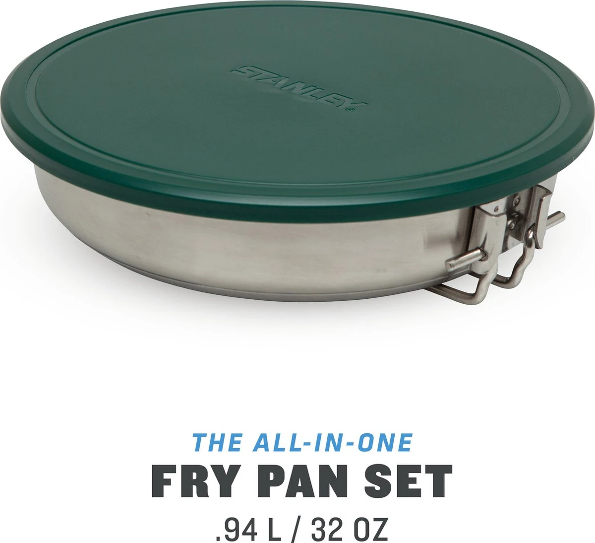 Stanley The All-In_One Fry Pan Set 1 L - Campingkookset - Stainless Steel - Afbeelding 2