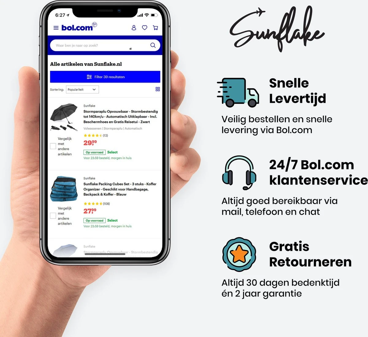 Sunflake Koelrugzak - Lunchtas - Koeltas Backpack Voor Dames & Heren - Zwart - Afbeelding 8