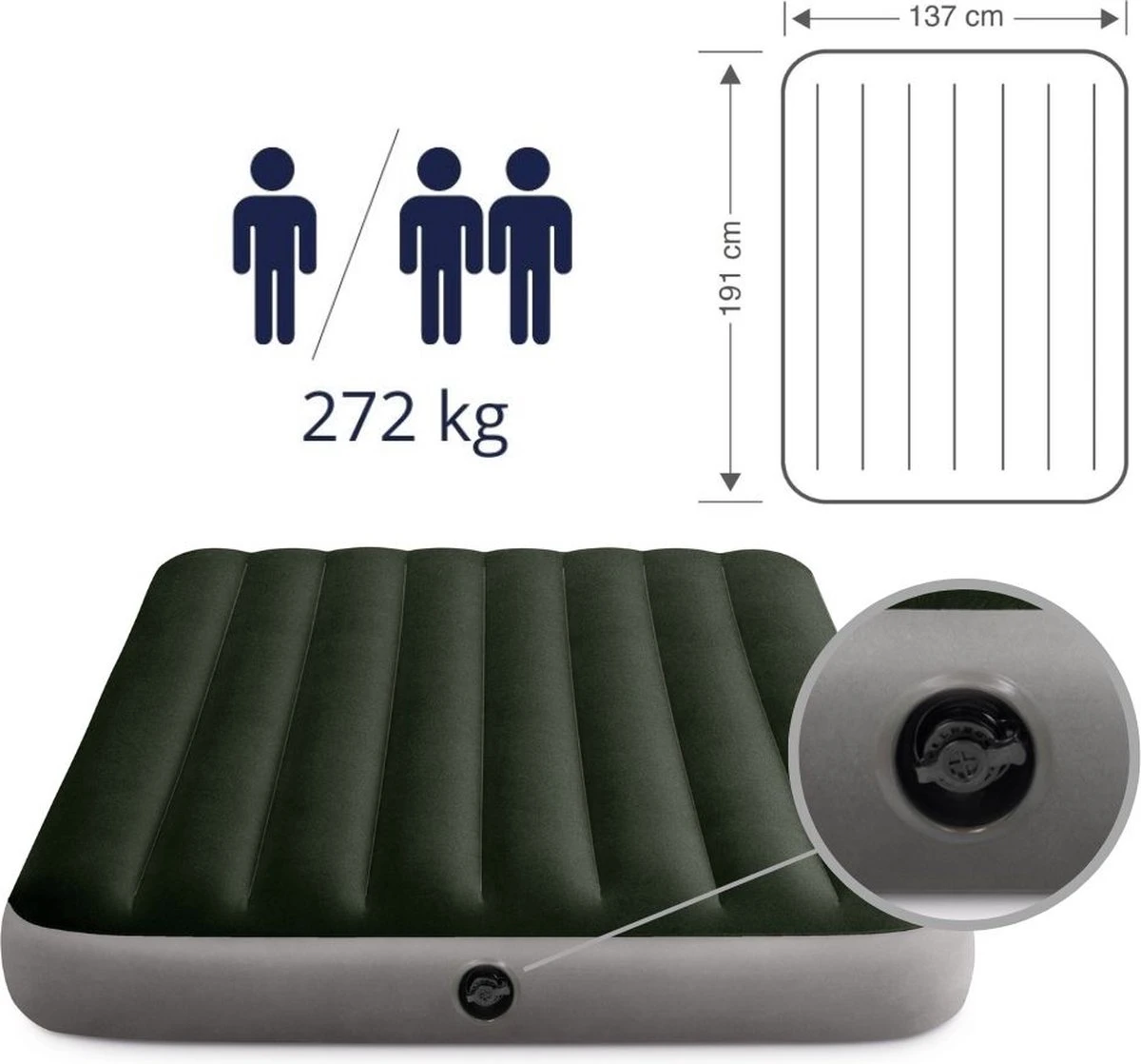 Intex Prestige Downy Luchtbed - Tweepersoons - Afbeelding 6