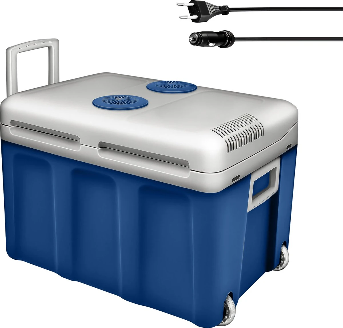 Koelbox Met Wielen Voor Auto & Camping Warm En Koud 40L - Frigobox Elektrisch 12v 230 Volt - MiniBar - Mini Koelkast | Verkoelt En Verwarmt | Eco-modus - Minibar - Mini Koelkast
