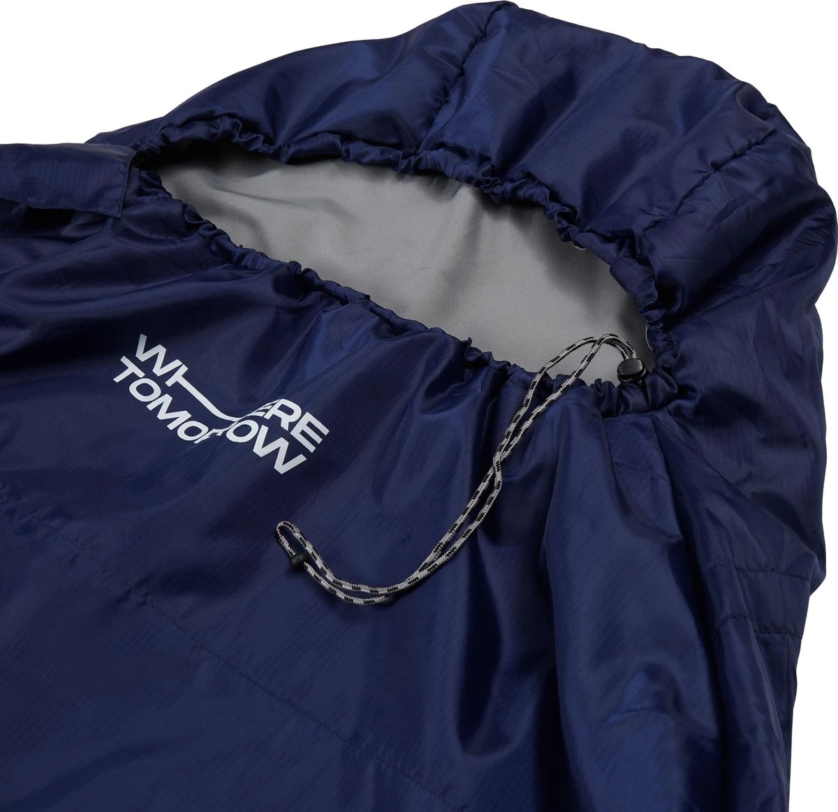 Where Tomorrow Outdoor Slaapzak | Klein En Zacht | 220 X 80 Cm X 50 Cm, Inclusief Opbergzak |ingepakt 26 X 14 Cm | 700g | Marineblauw - Afbeelding 3