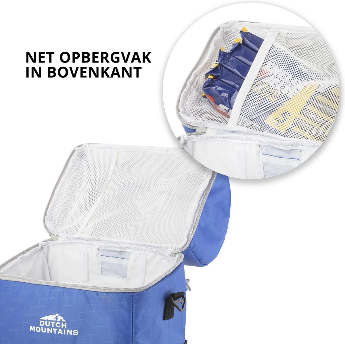 Dutch Mountains Koeltas Rugzak | Cooler Backpack 20 Liter | Picknicktas | Lunchtas | Koelrugzak | Strandtas | Blauw - Afbeelding 8