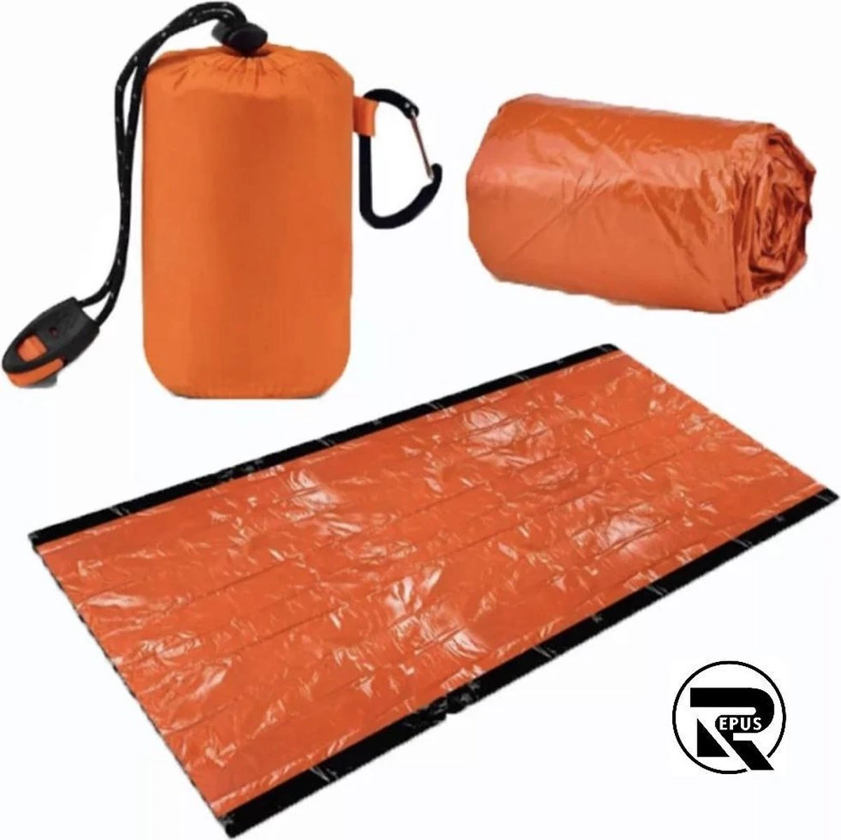 REPUS Nood Slaapzak | Life Bivy | Travel Safe |Lichtgewicht Slaapzak | Bivakzak | Extreme Light |Camperen | Outdoor | Camping | Musthave |Slaapzak | Wandelen | Tent | Reizen | Roadtrip | - Afbeelding 2