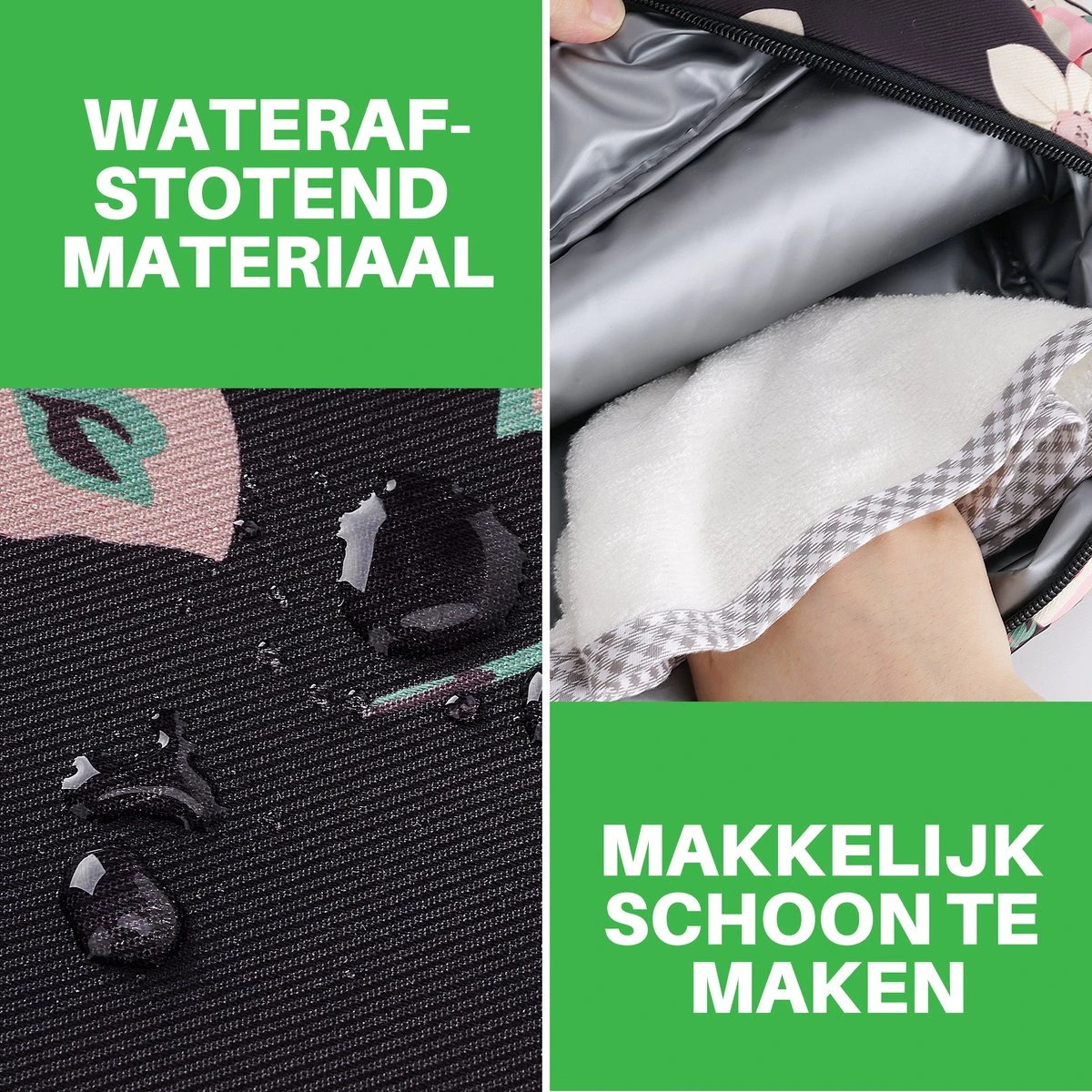 Brisby 4 Laags Geïsoleerde Koeltas - Lunchtas 4 Liter - Bloemetjes - Afbeelding 7