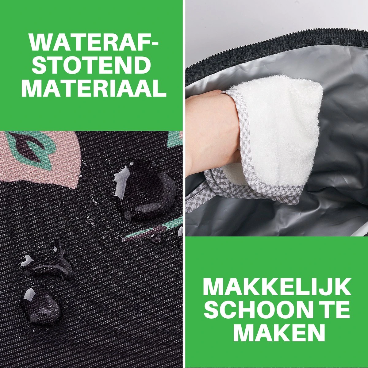 Brisby 4 Laags Geïsoleerde Koeltas - Boodschappentas 21 Liter - Bloemetjes - Afbeelding 10