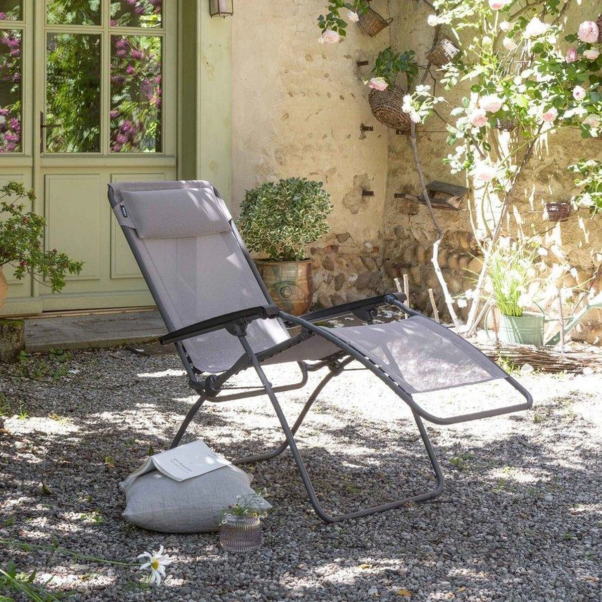 LAFUMA R Clip - Relaxstoel - Verstelbaar - Inklapbaar - Zero Gravity - Magnolia/Light Pink - Afbeelding 5