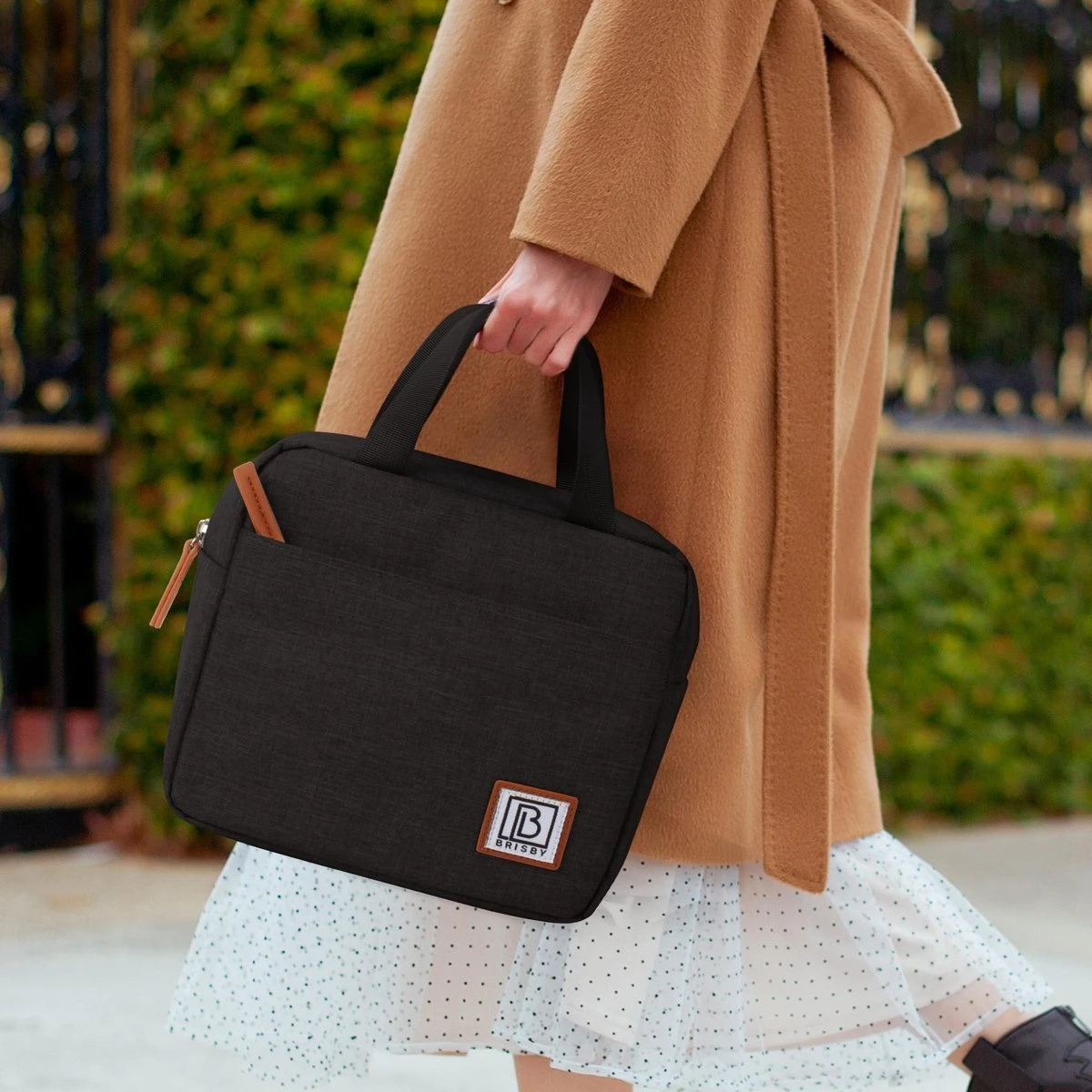 Brisby 4 Laags Geïsoleerde Koeltas - Lunchtas 4 Liter - Zwart - Afbeelding 3