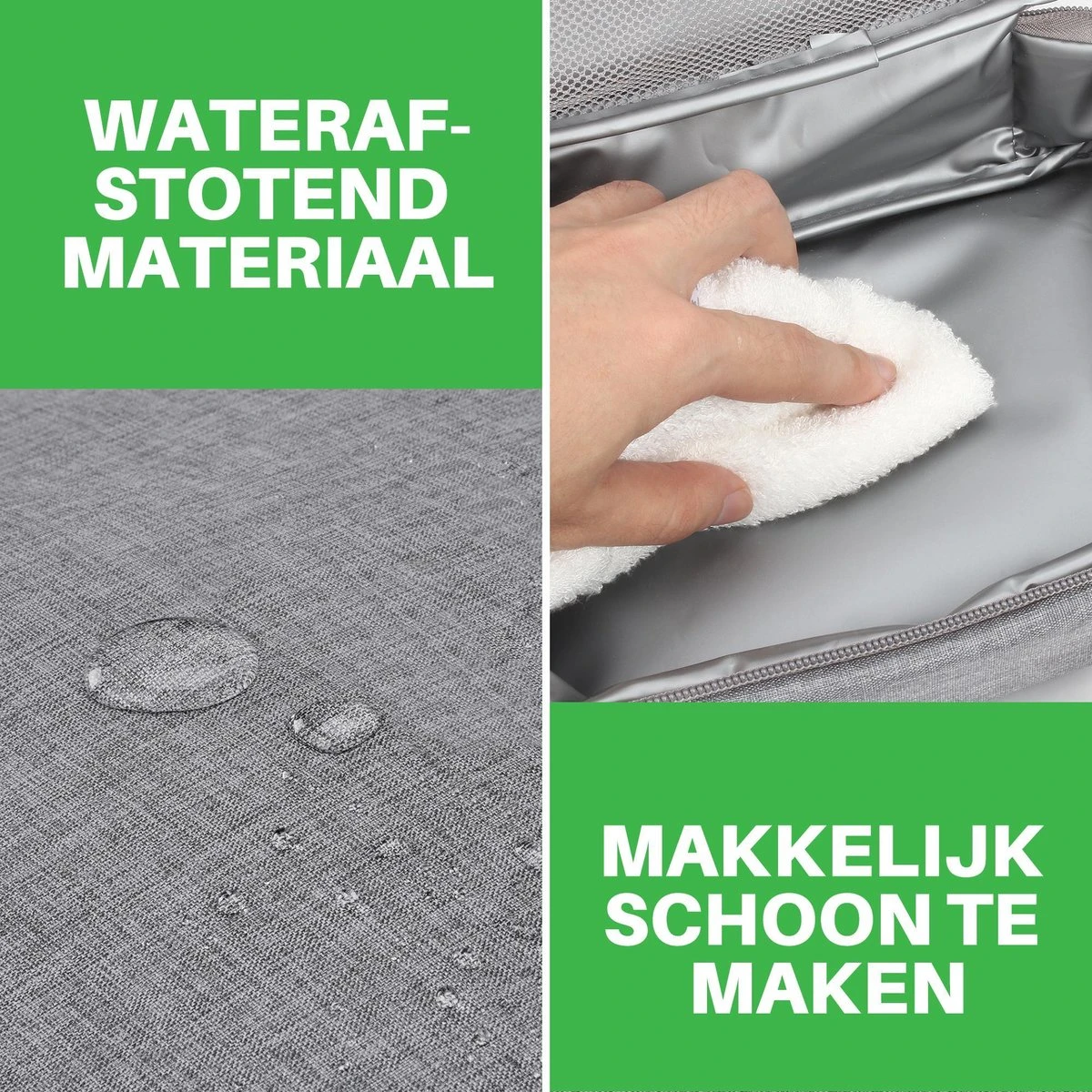 Brisby 4 Laags Geïsoleerde Koeltas - Lunchtas 1.5 Liter - Lichtgrijs - Afbeelding 6