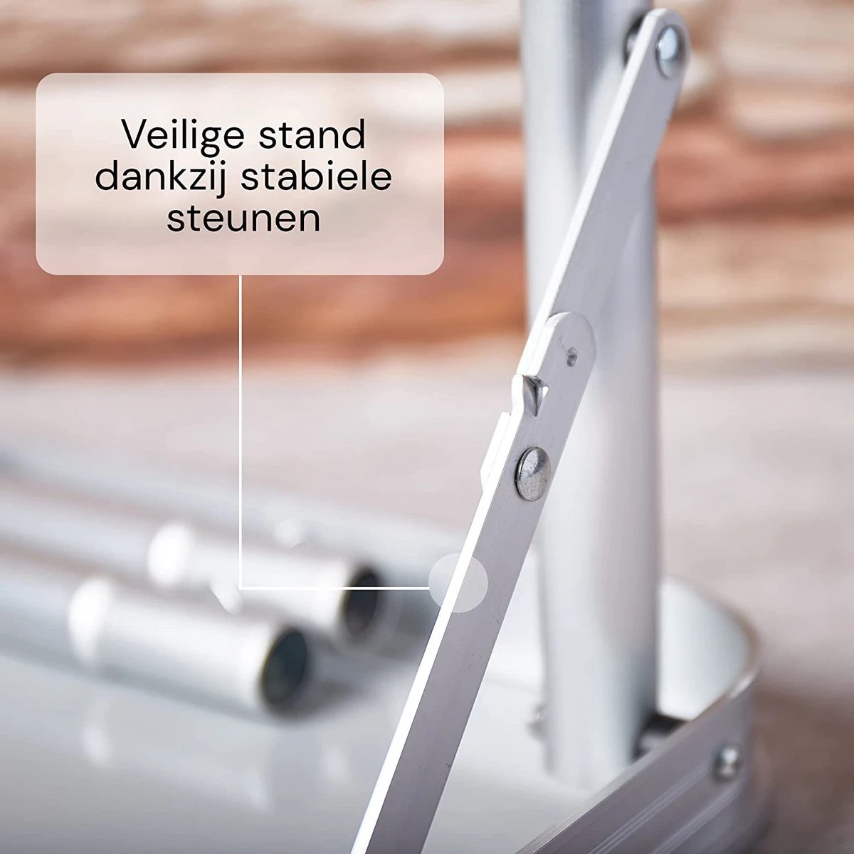 Liivo Aluminium Inklapbare Tafel - Campeertafel 75x55x60cm - Afbeelding 4