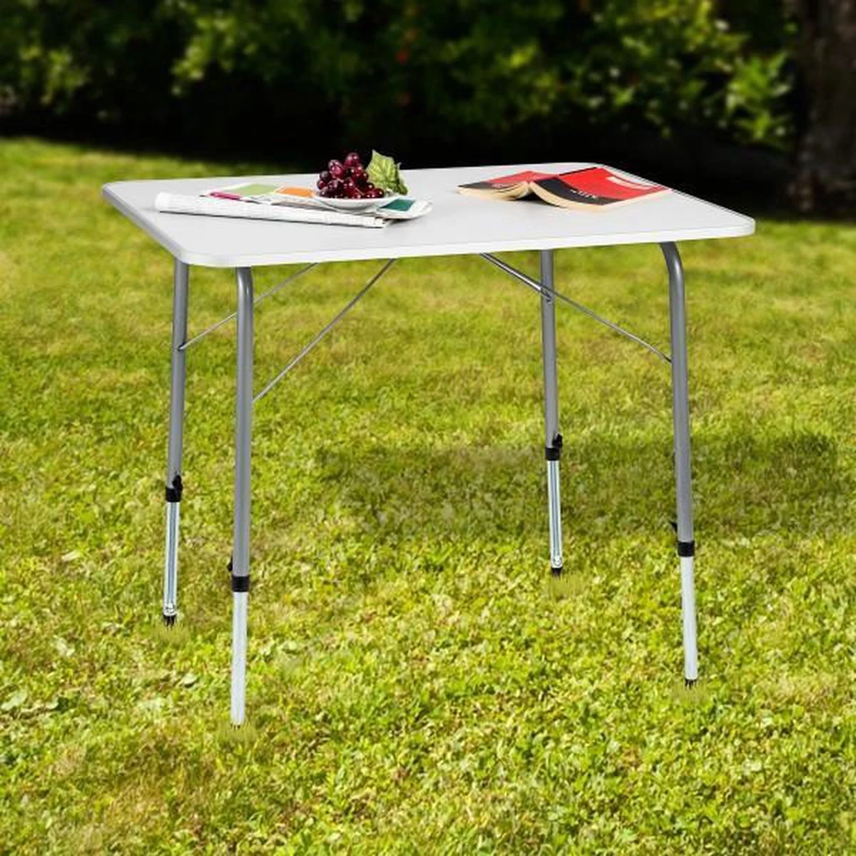 TecTake - Campingtafel - Inklapbaar, Afmetingen 80 X 60 X 68 Cm - 402173 - Afbeelding 4
