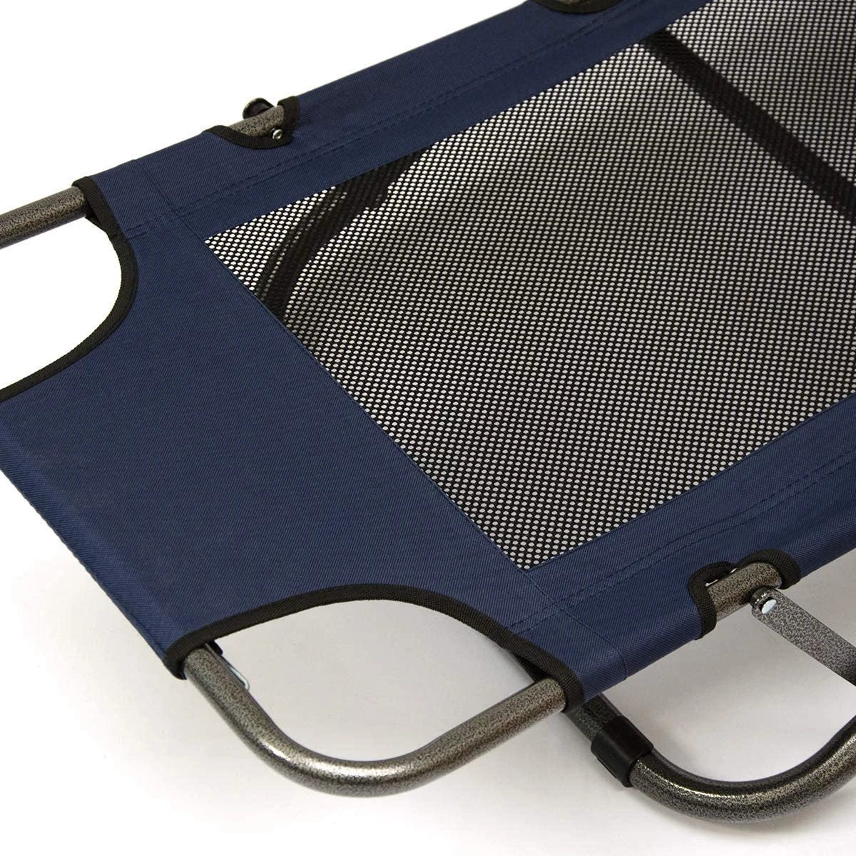 Ligstoel 155x60cm - Opvouwbaar Campingstoel Ligbed Strandstoel Tuinstoel Vouwligstoel Blauw - Afbeelding 18