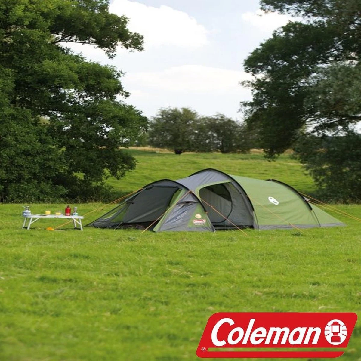 Coleman Tasman 3 Tunneltent - 3-Persoons - Groen - Afbeelding 4
