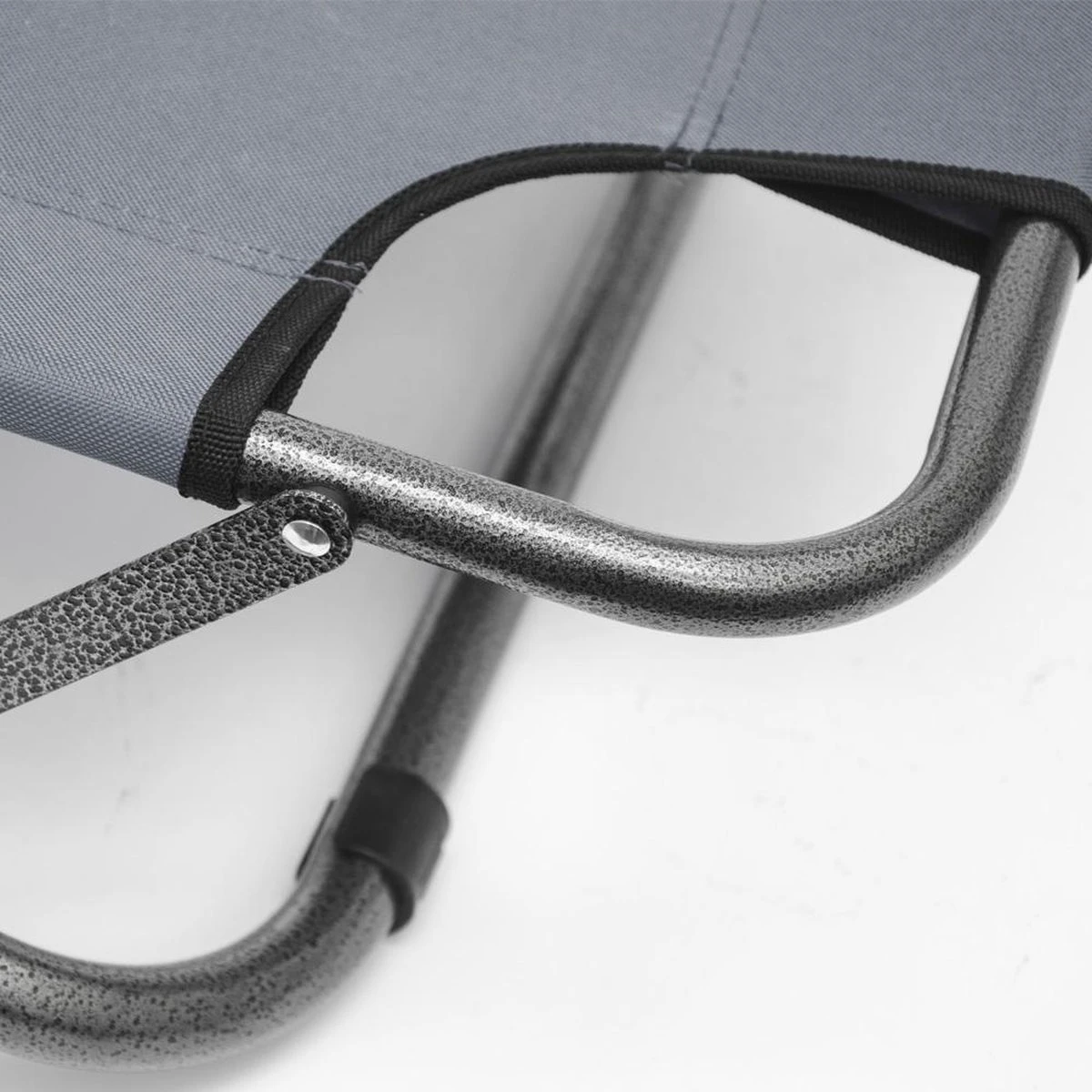 Ligstoel Opvouwbaar 155x60cm - Lichte Ligbed Relaxstoel Tuinstoel Campingstoel Strandstoel - Afbeelding 10