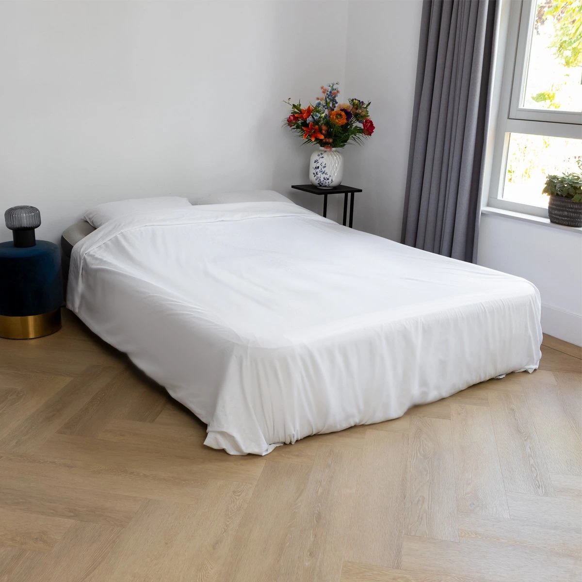 BluMill Luchtbed - 2-persoons - Ingebouwde Pomp - 203x152x36 Cm - Duurzame Keuze - Afbeelding 8