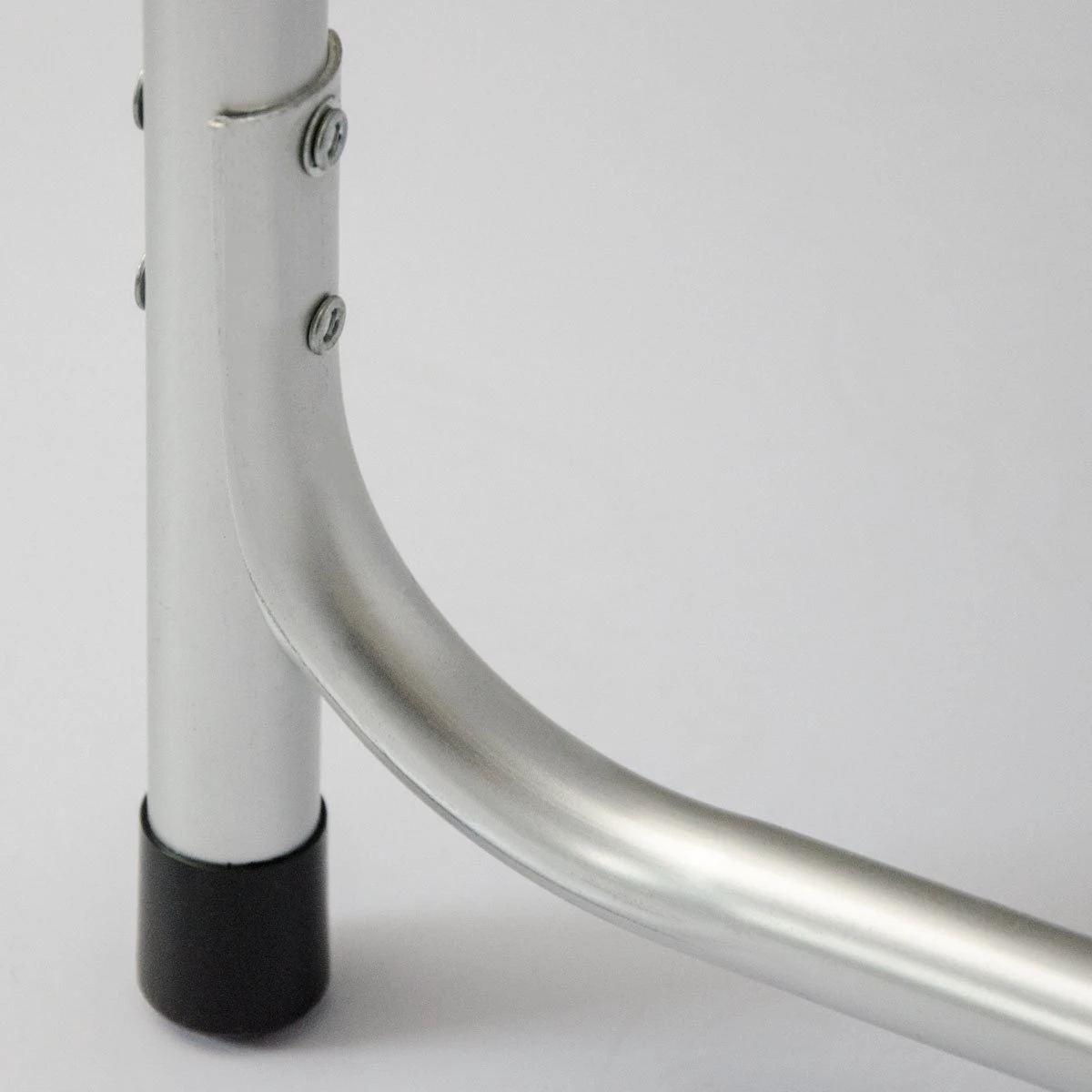 Aluminium Kampeertafel 120x60cm - Campingtafel Inklapbaar - 3-voudig Verstelbare Vouwtafel Antraciet - Afbeelding 6