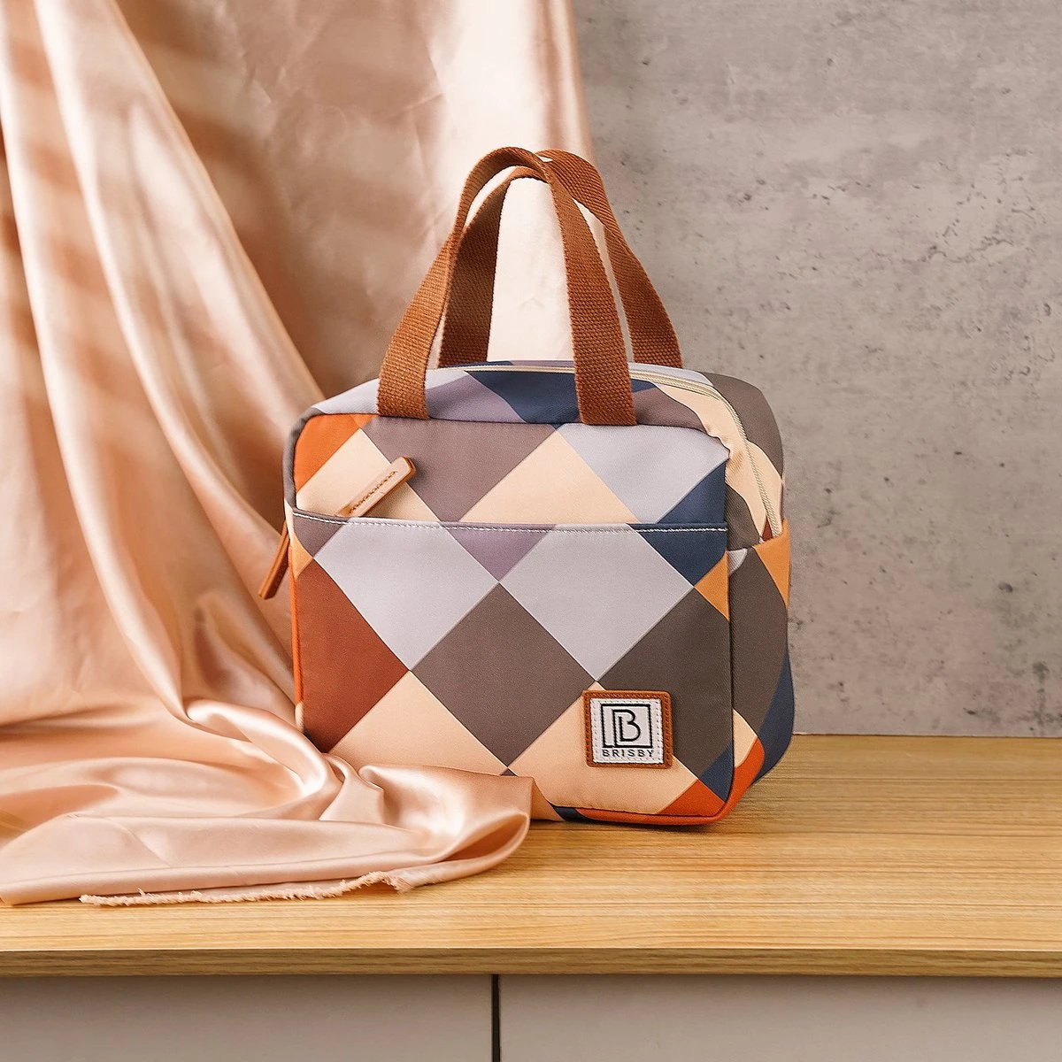 Brisby 4 Laags Geïsoleerde Koeltas - Lunchtas 4 Liter - Blok - Afbeelding 2