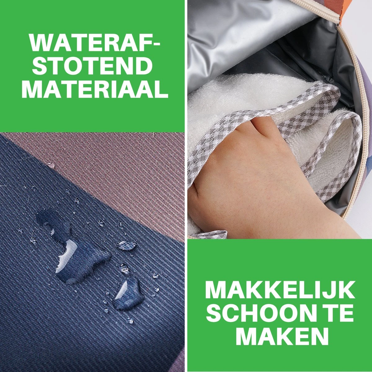 Brisby 4 Laags Geïsoleerde Koeltas - Lunchtas 4 Liter - Blok - Afbeelding 3