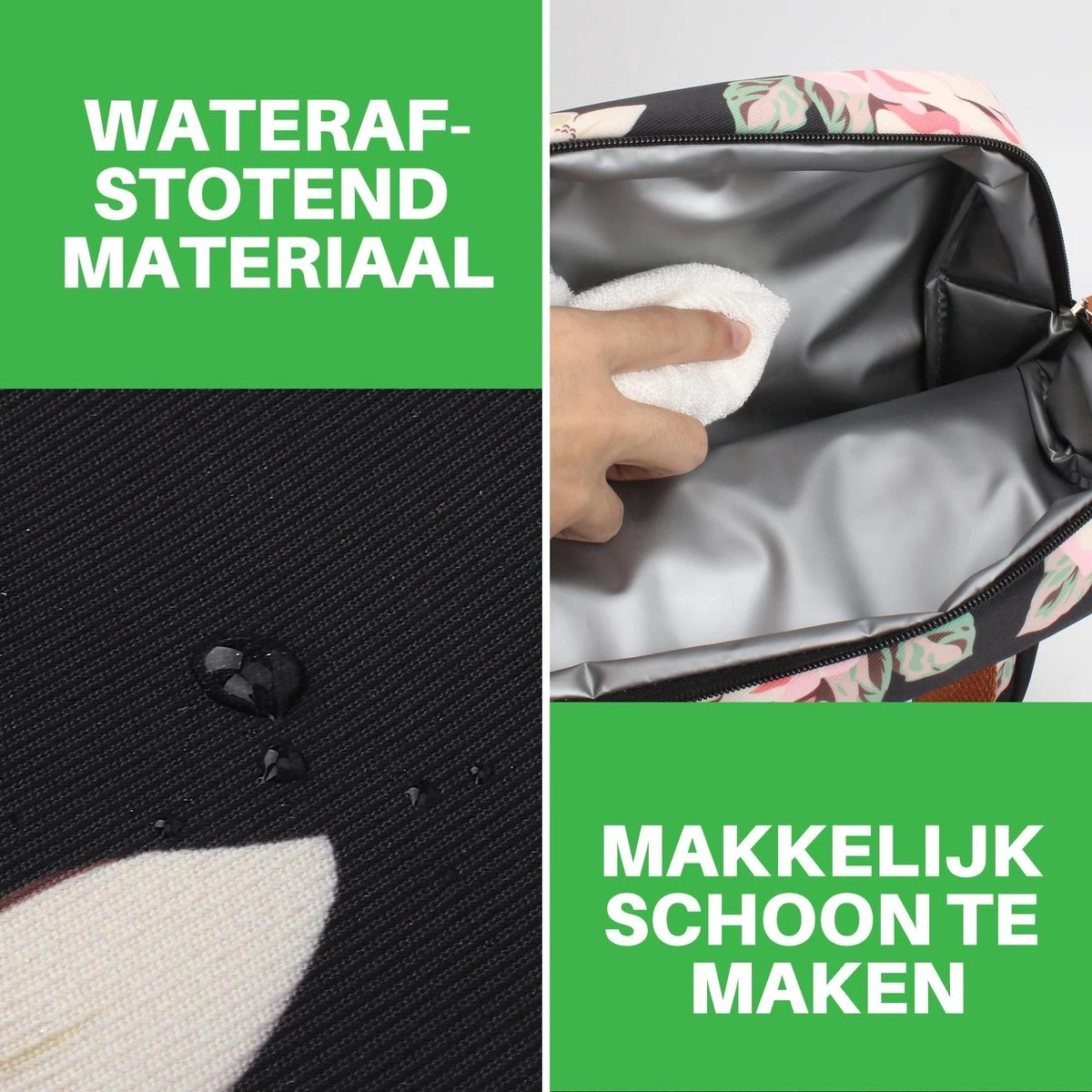 Brisby 4 Laags Geïsoleerde Koeltas - Lunchtas 7 Liter - Bloemetjes - Afbeelding 7