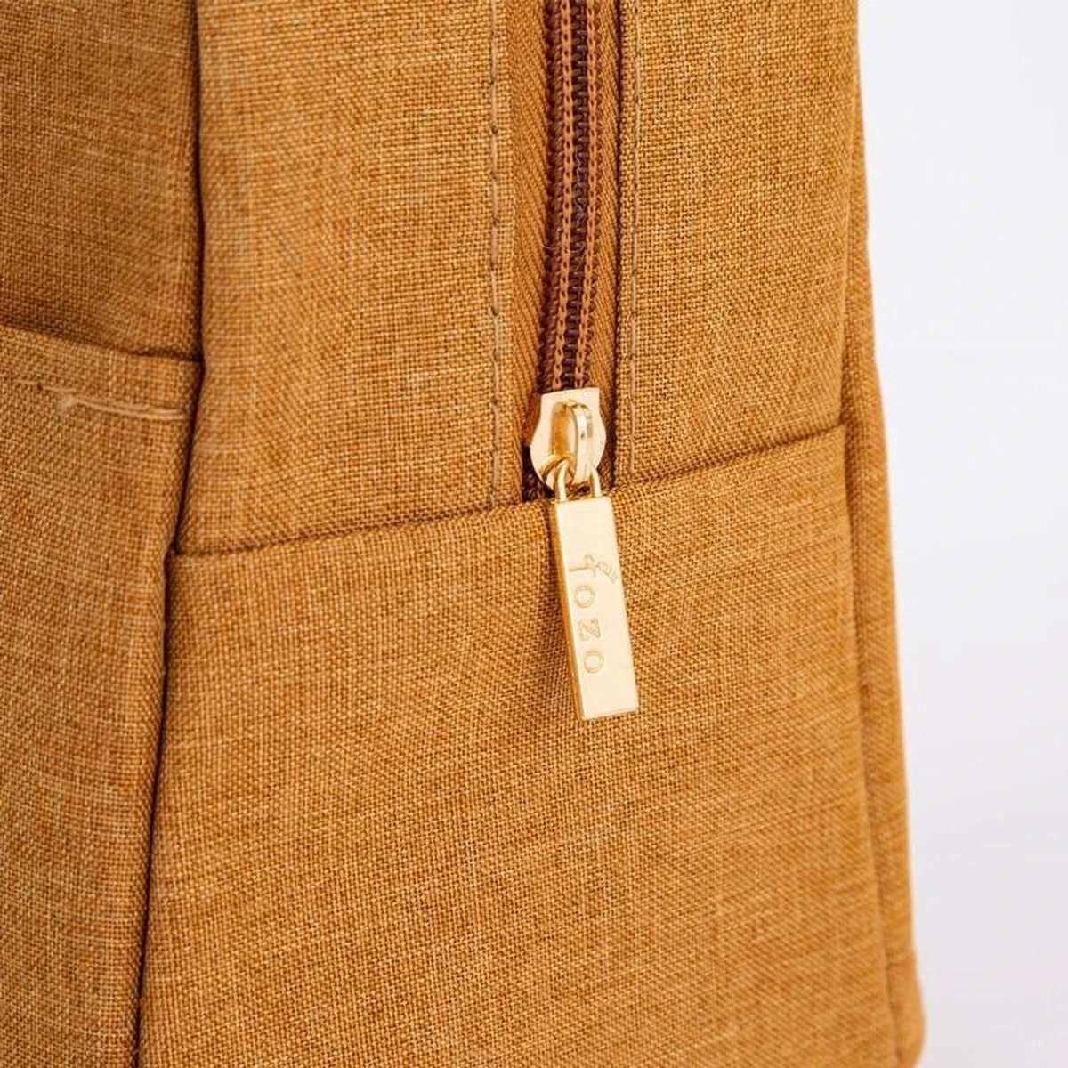 Koeltas - Lunchtas - Volwassenen En Kinderen - Compact Picknick & Lunchtasje - Lunch - Werk - Diep Goud - Afbeelding 4