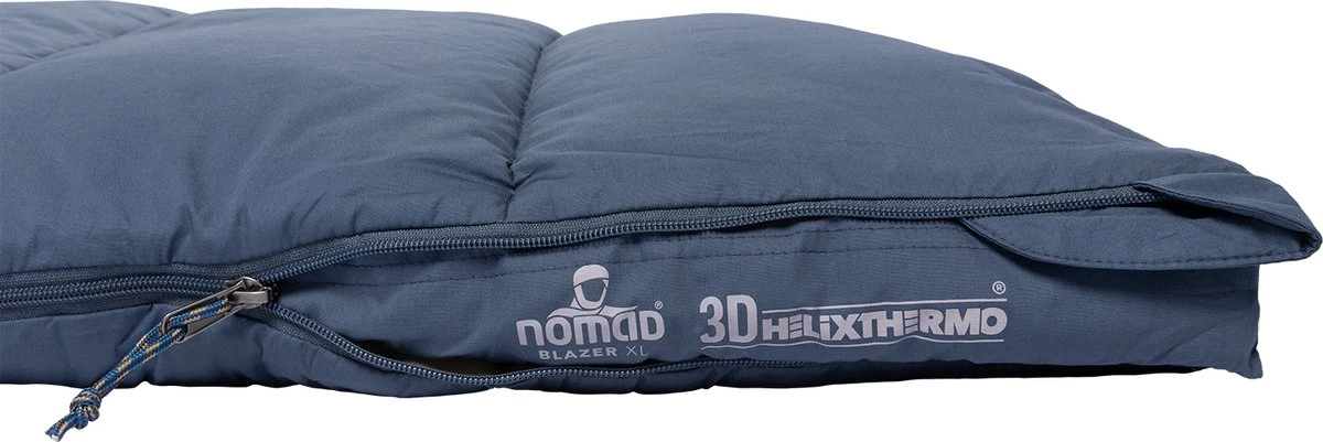 NOMAD® Blazer XL Slaapzak | 220x90cm Blauw | Lichtgewicht & Kwalitatief | Slaapzak | Incl Hoes - Afbeelding 7