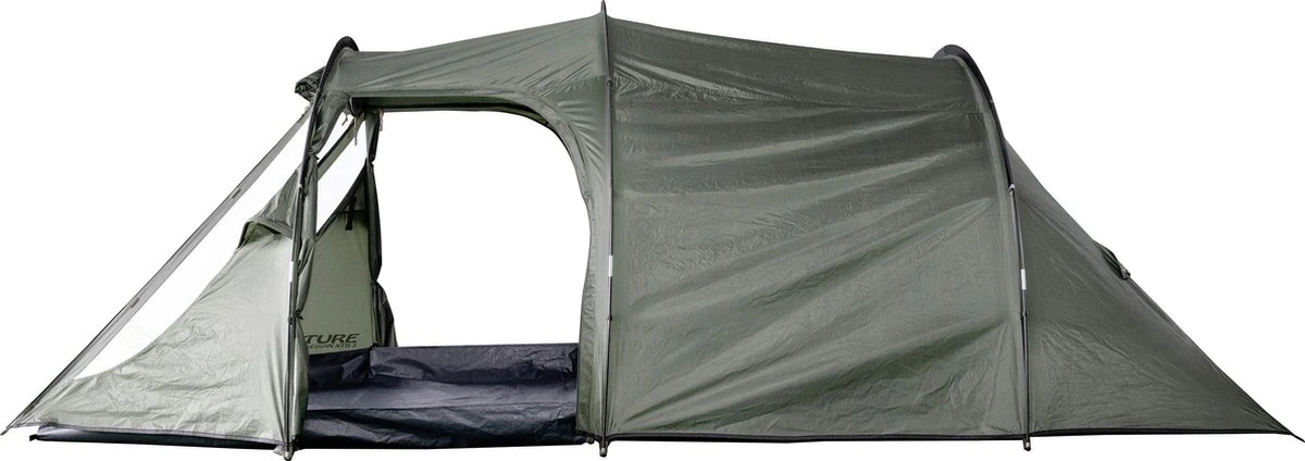 Capture Outdoor, 3-Man XXL Tent "Seikan XTR-3", Voor 3 XXL Personen, 215x400x155cm, DeLuxe Tent En Canvas, "Airflow System", … - Afbeelding 11