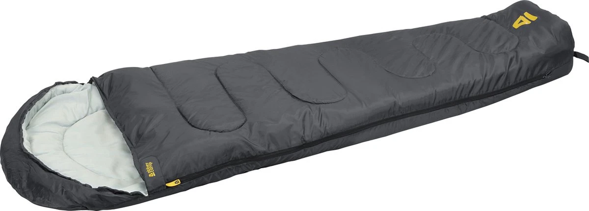 Abbey Camp Slaapzak Mummie - Grijs - 210 X 80/50 Cm - Afbeelding 2