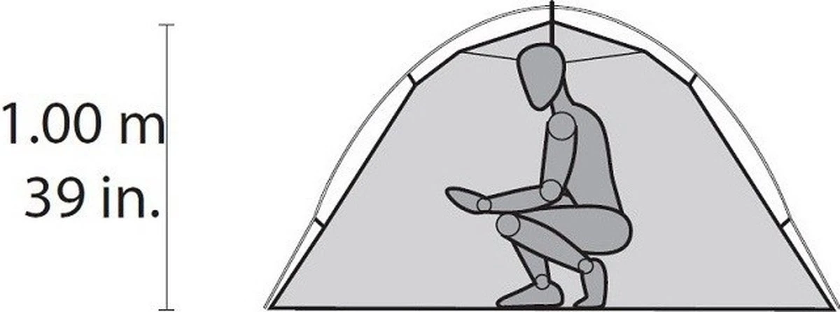 Msr Hubba Hubba Nx Tunneltent - Groen - 2 Persoons - Afbeelding 18