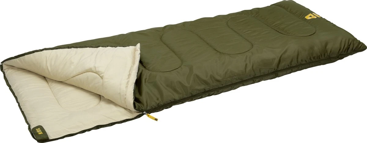 Abbey Camp Slaapzak Amsterdam-07 - Dekenmodel - 210 X 85 Cm - Groen - Afbeelding 2