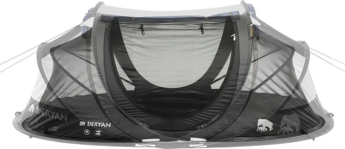 Deryan Luxe Pop-up Reisklamboe - Lichtgewicht 2 Persoons Klamboe – Geimpregneerd - Slaapcompartiment Voor Tent - Binnentent - Afbeelding 9