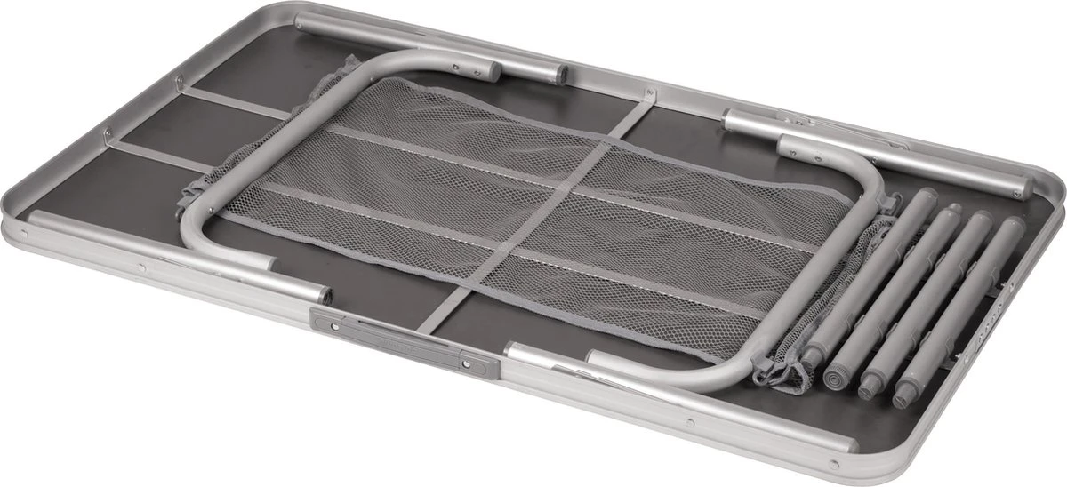 Bo-Camp Campingtafel - 100x60x70 - Grijs - Afbeelding 6