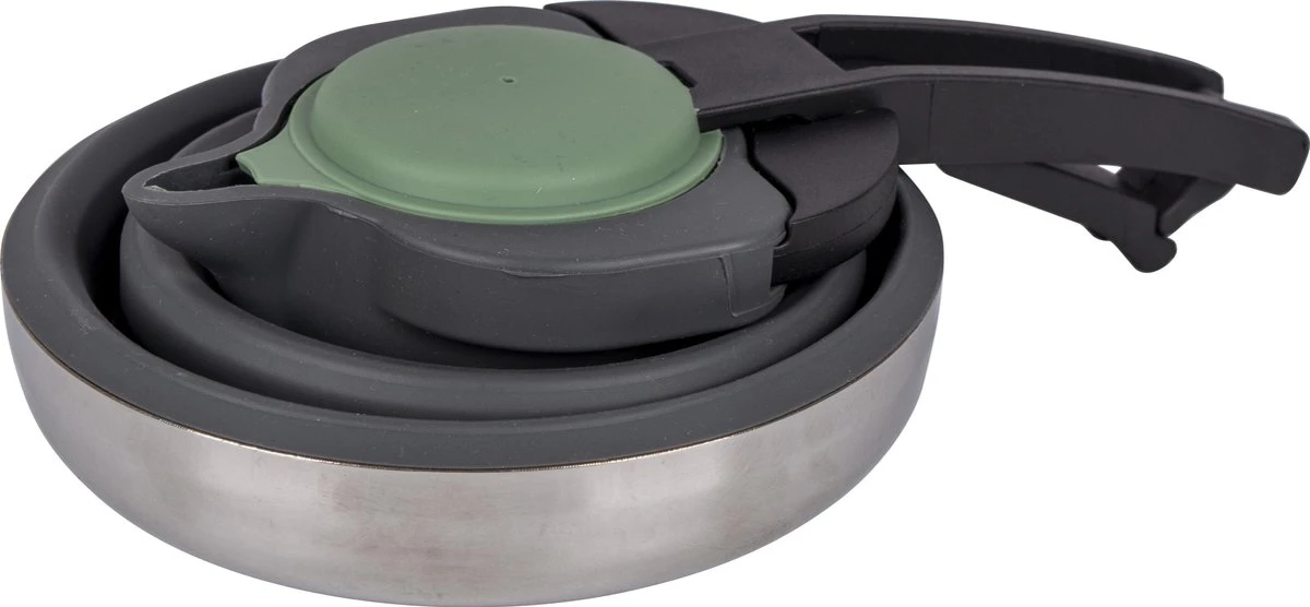 Bo-Camp Theeketel - Opvouwbaar - 1.2 Liter - Siliconen/rvs - Afbeelding 6