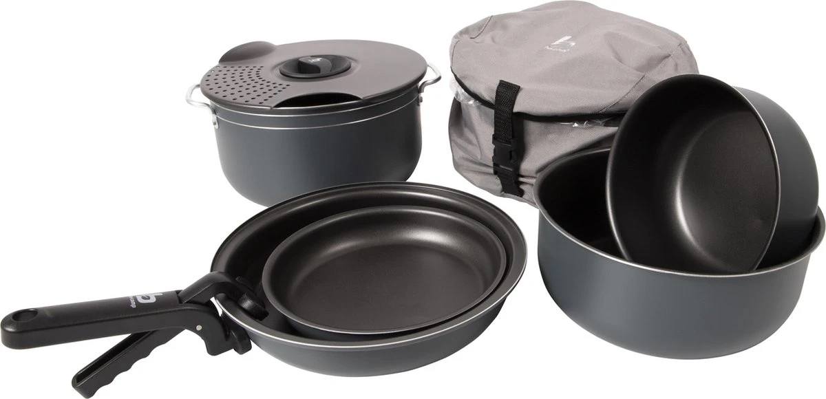 Bo-Camp Pannenset - Camping - 7-delig - Aluminium - Afbeelding 14